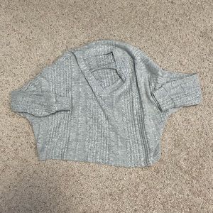 Womens Romwe Cropped Knit Sweater